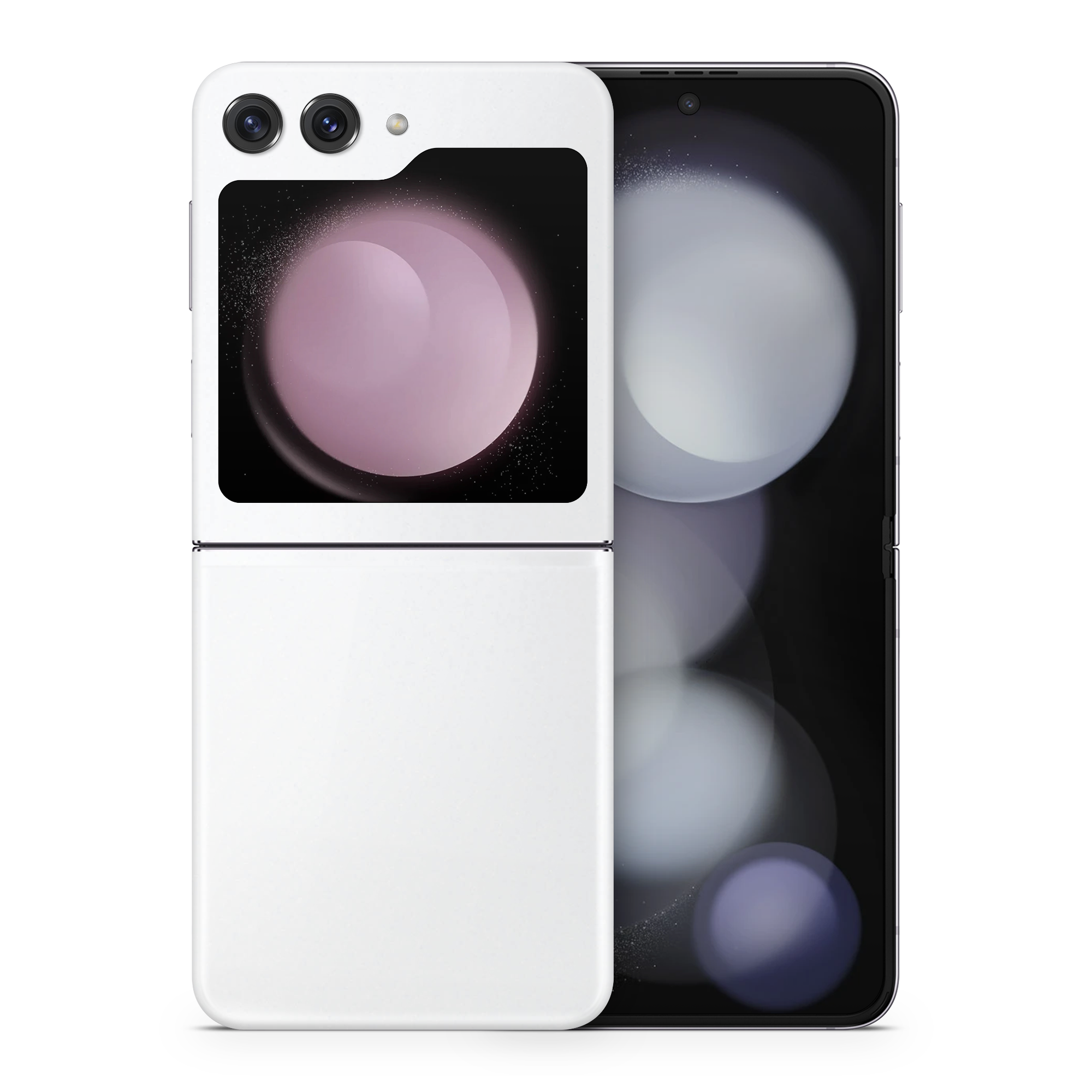Samsung Galaxy Zflip5 Professional Frosty Vanilla Skin Wrap Cover