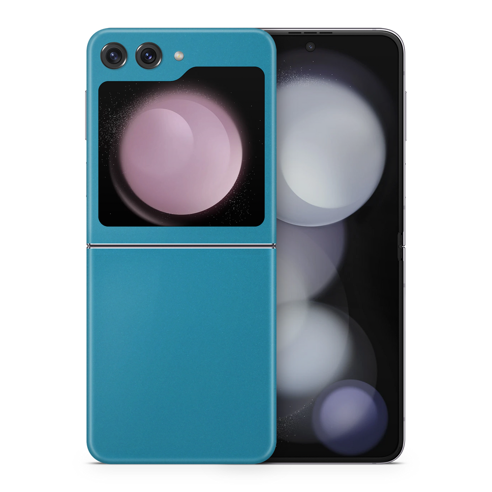 Samsung Galaxy Zflip5 Professional Satin Ocean Shimmer Skin Wrap Cover