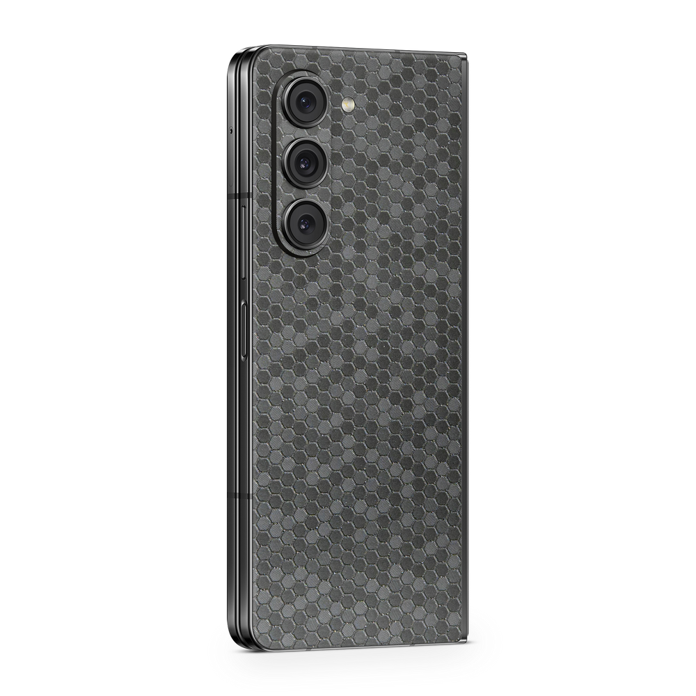 Samsung Galaxy Zfold5 Essentials Black Honeycomb Skin Wrap Cover