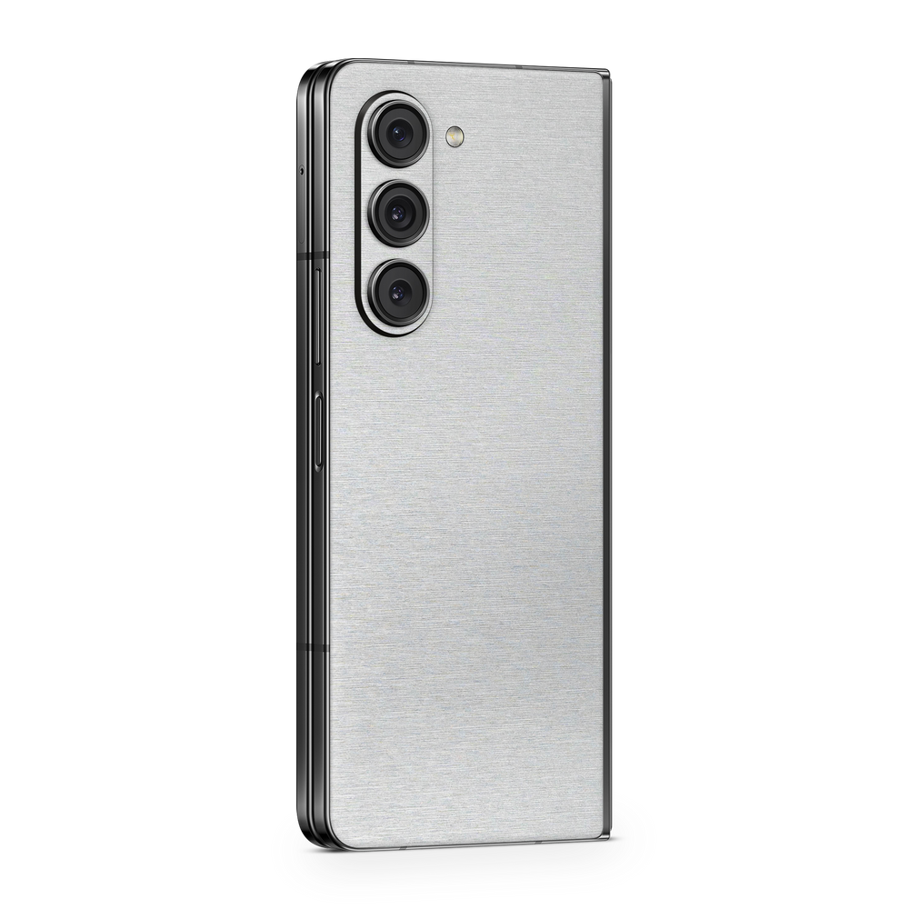 Samsung Galaxy Zfold5 Essentials Brushed Aluminum Skin Wrap Cover