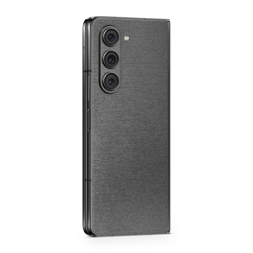 Samsung Galaxy Zfold5 Essentials Brushed Black Skin Wrap Cover