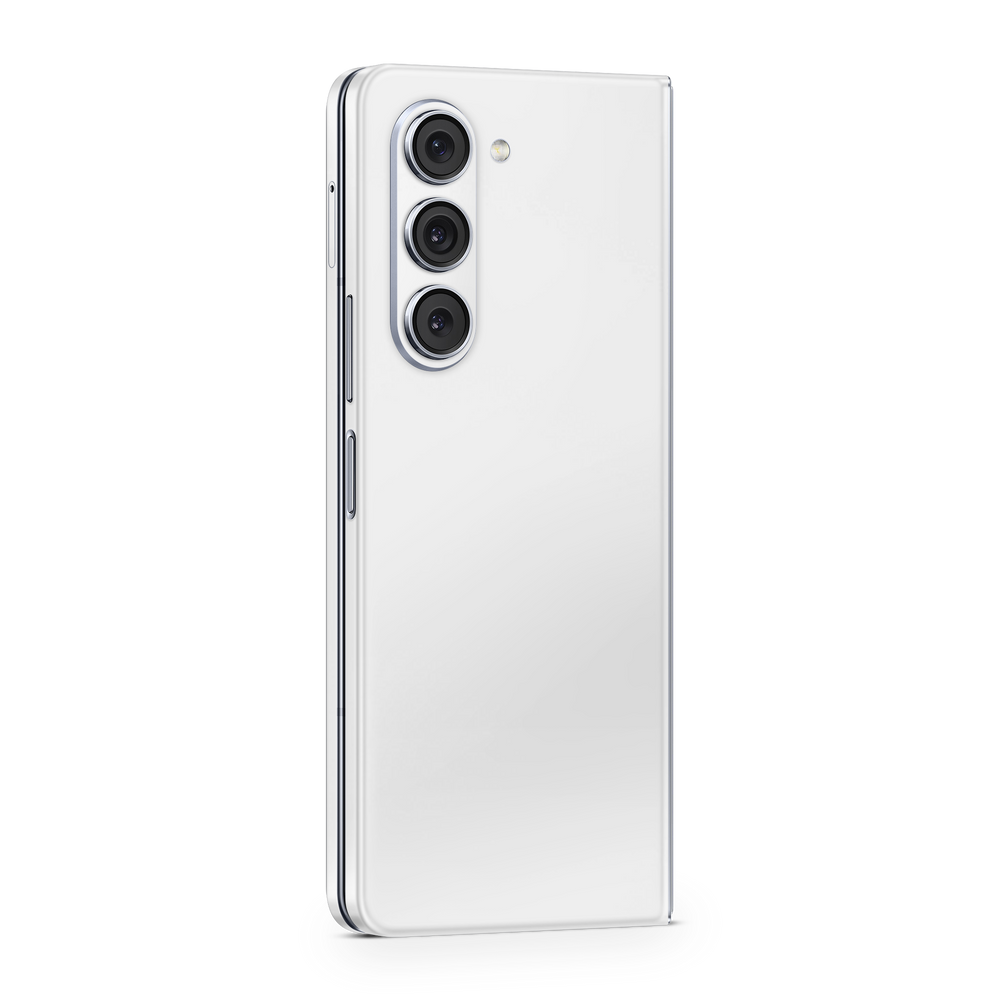 Samsung Galaxy Zfold5 Professional Satin White Skin Wrap Cover