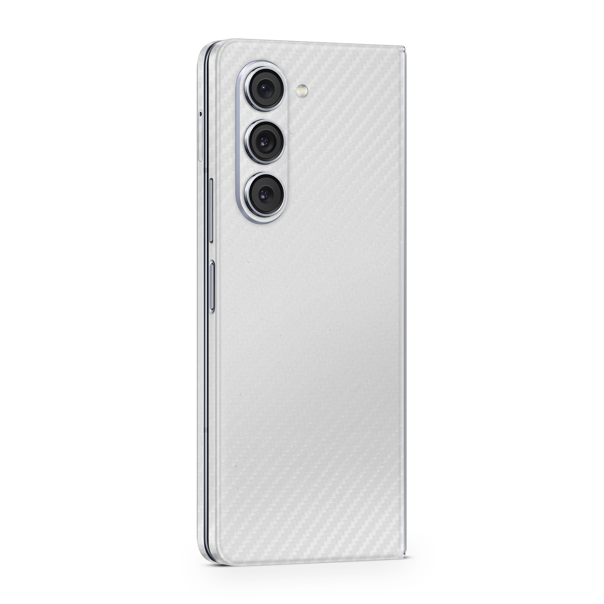 Samsung Galaxy Zfold5 Professional White Carbon Fiber Skin Wrap Cover