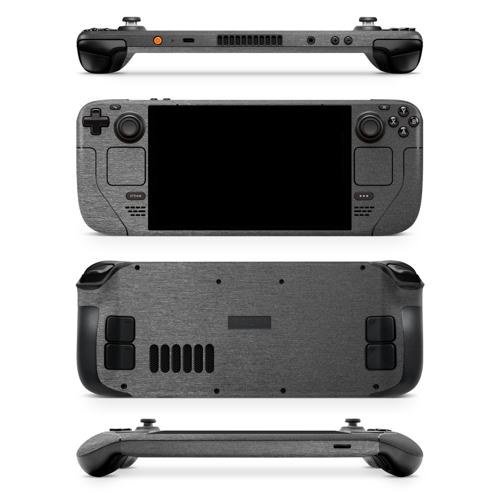 Valve Steamdeck Essentials Brushed Black Skin Wrap Cover