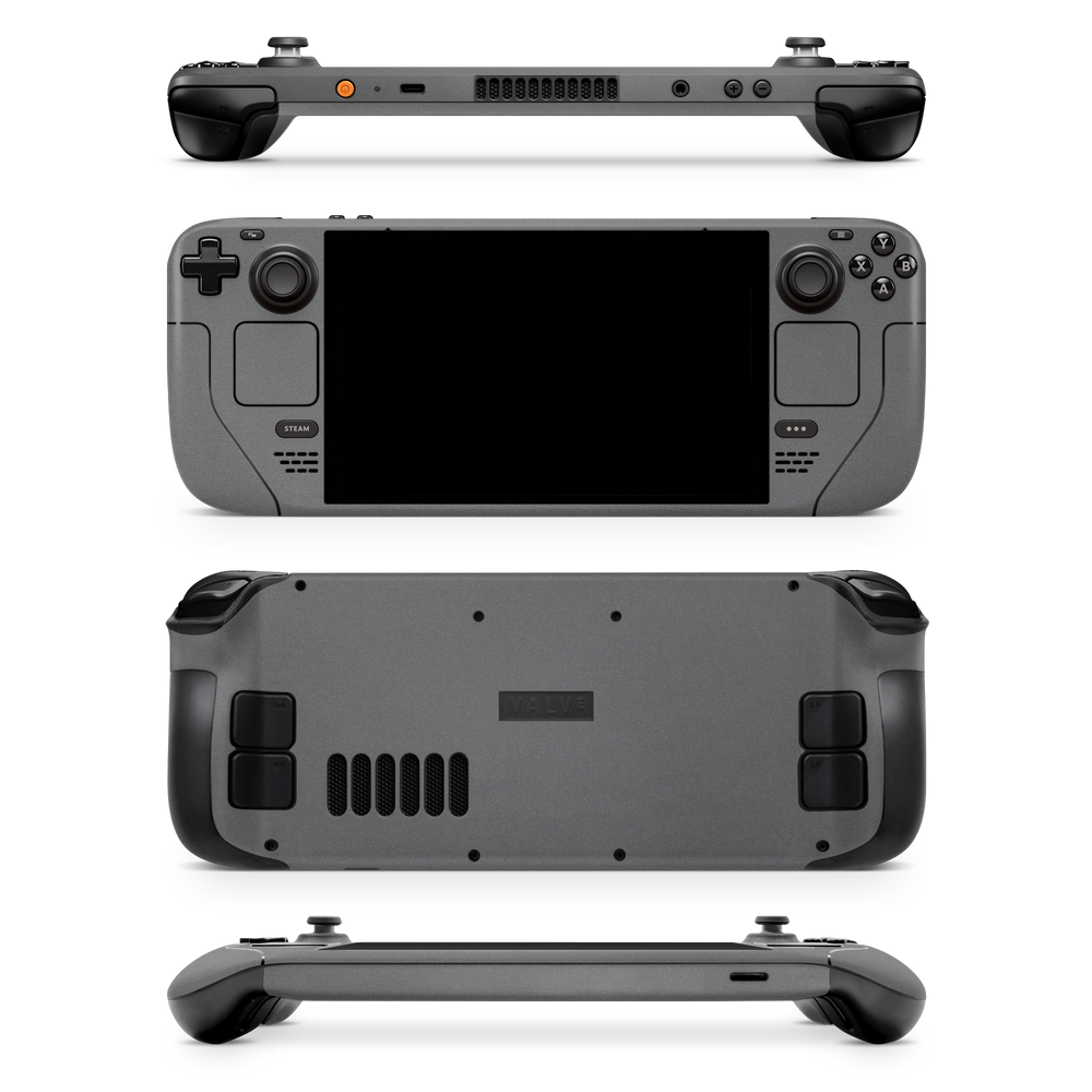 Valve Steamdeck Essentials Charcoal Grey Skin Wrap Cover