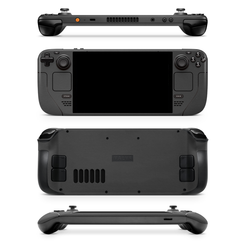 Valve Steamdeck Essentials Matte Black Skin Wrap Cover