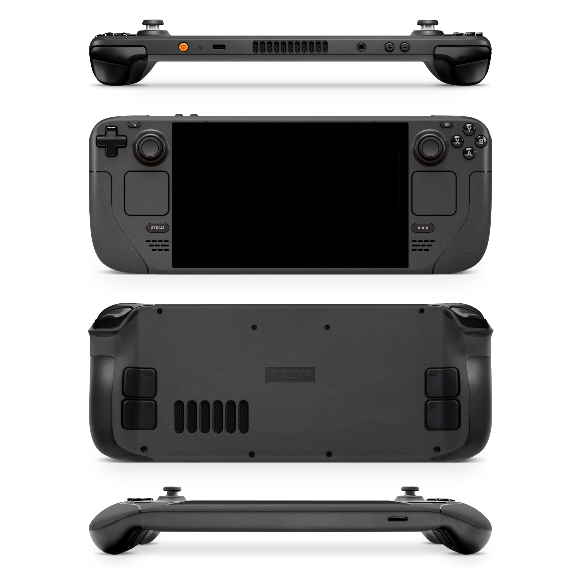 Valve Steamdeck Essentials Matte Black Skin Wrap Cover