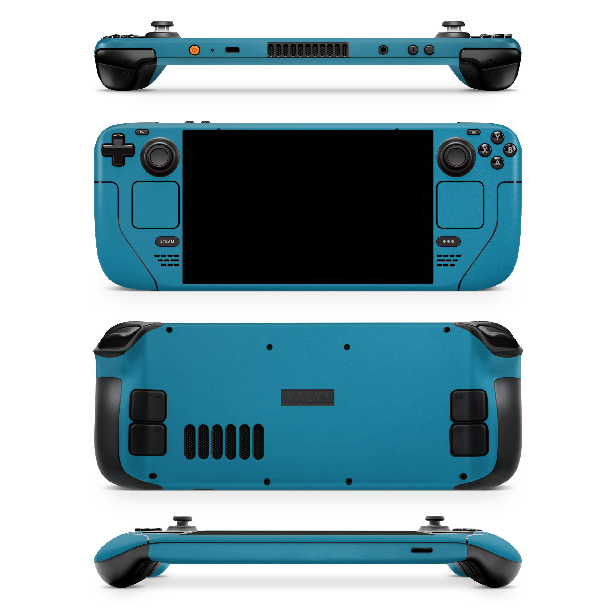 Valve Steamdeck Essentials Satin Ocean Shimmer Skin Wrap Cover