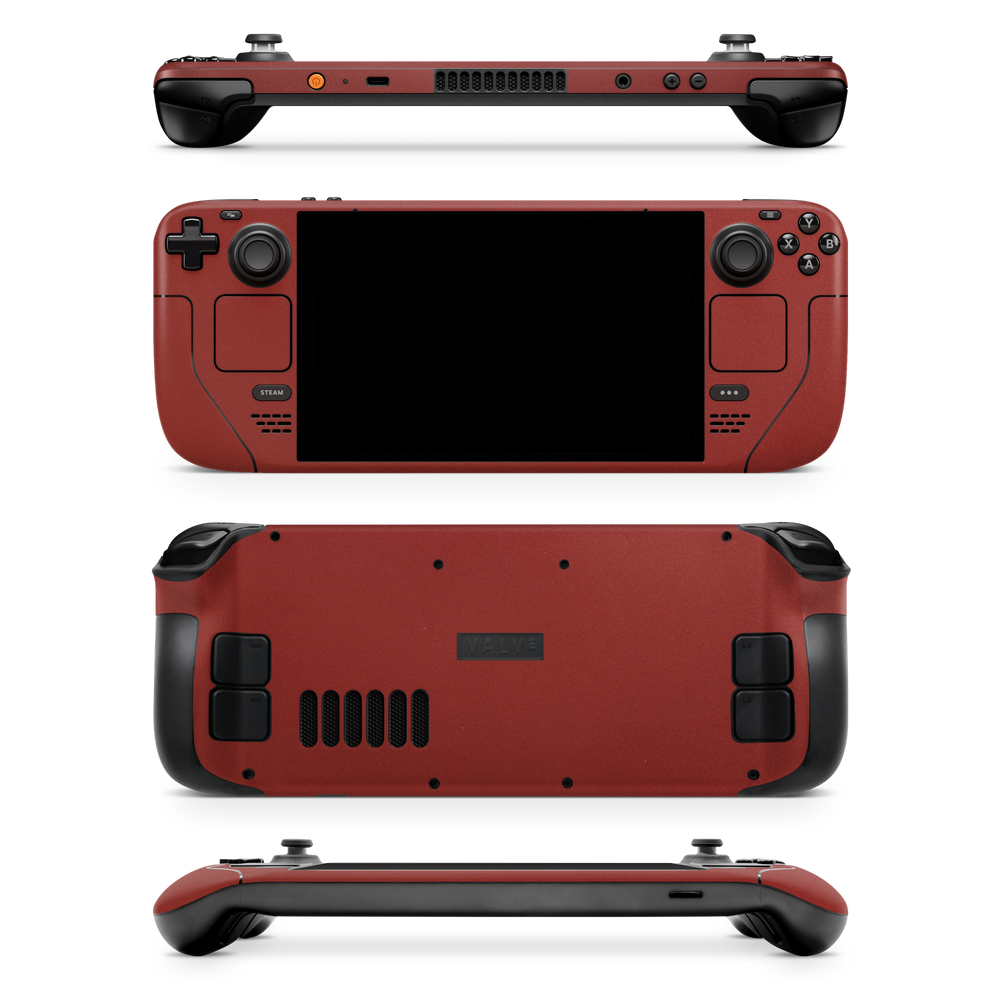 Steam Deck LCD/OLED 2022+ Essentials Vampire Red Skin Wrap Cover